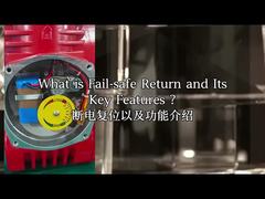 방폭형 전기 액추에이터 IP68 CSA 전원 차단 리셋 Modbus